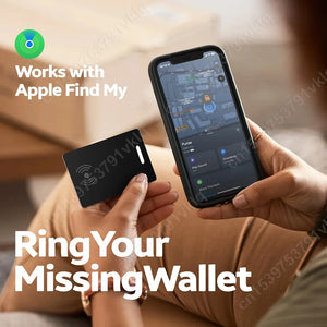 Smart Wallet Tracker with Wireless Charging