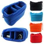 Load image into Gallery viewer, Camera Lens Case Partition Padded Bag
