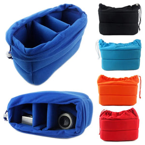 Camera Lens Case Partition Padded Bag