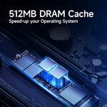 Load image into Gallery viewer, SSD DRAM Cache 512GB NVMe M.2
