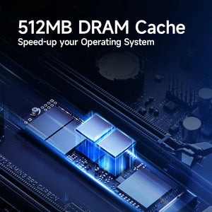 SSD DRAM Cache 512GB NVMe M.2