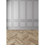 Load image into Gallery viewer, Vintage Castle European Wall Photocall Wooden Floor Backdrop
