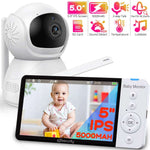 Load image into Gallery viewer, 5 Inch Baby Monitor with Camera - Night Vision
