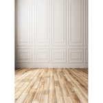 Load image into Gallery viewer, Vintage Castle European Wall Photocall Wooden Floor Backdrop
