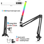 Load image into Gallery viewer, 20&quot; RGB LED Video Light Wand - Handheld Photography Stick
